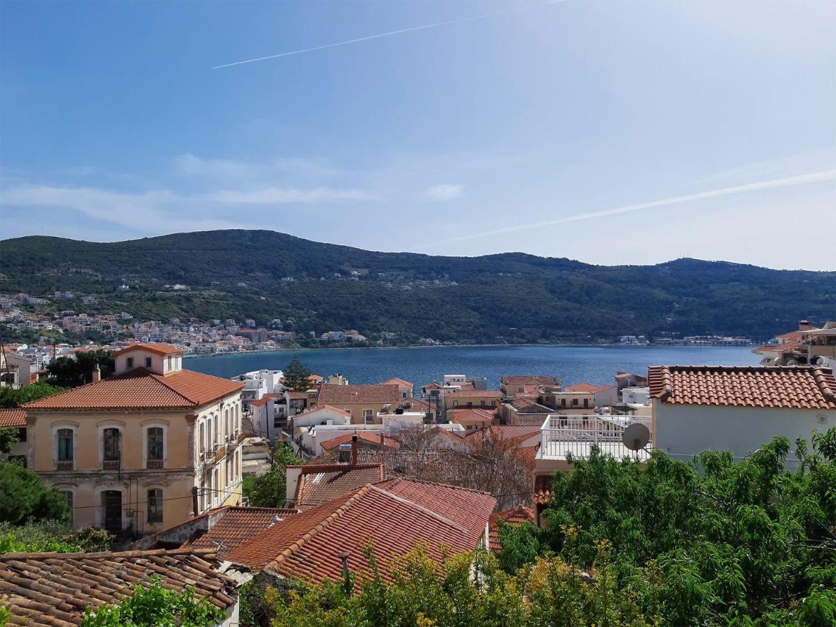 Stonehouse With Wonderful Seaview Apartment Samos Town Bagian luar foto